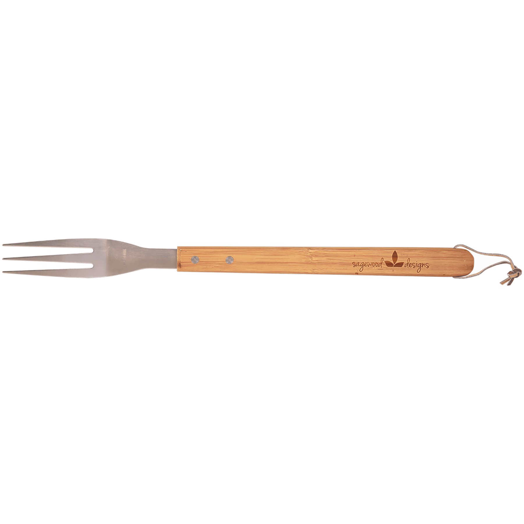 16.25" Bamboo Barbeque Fork