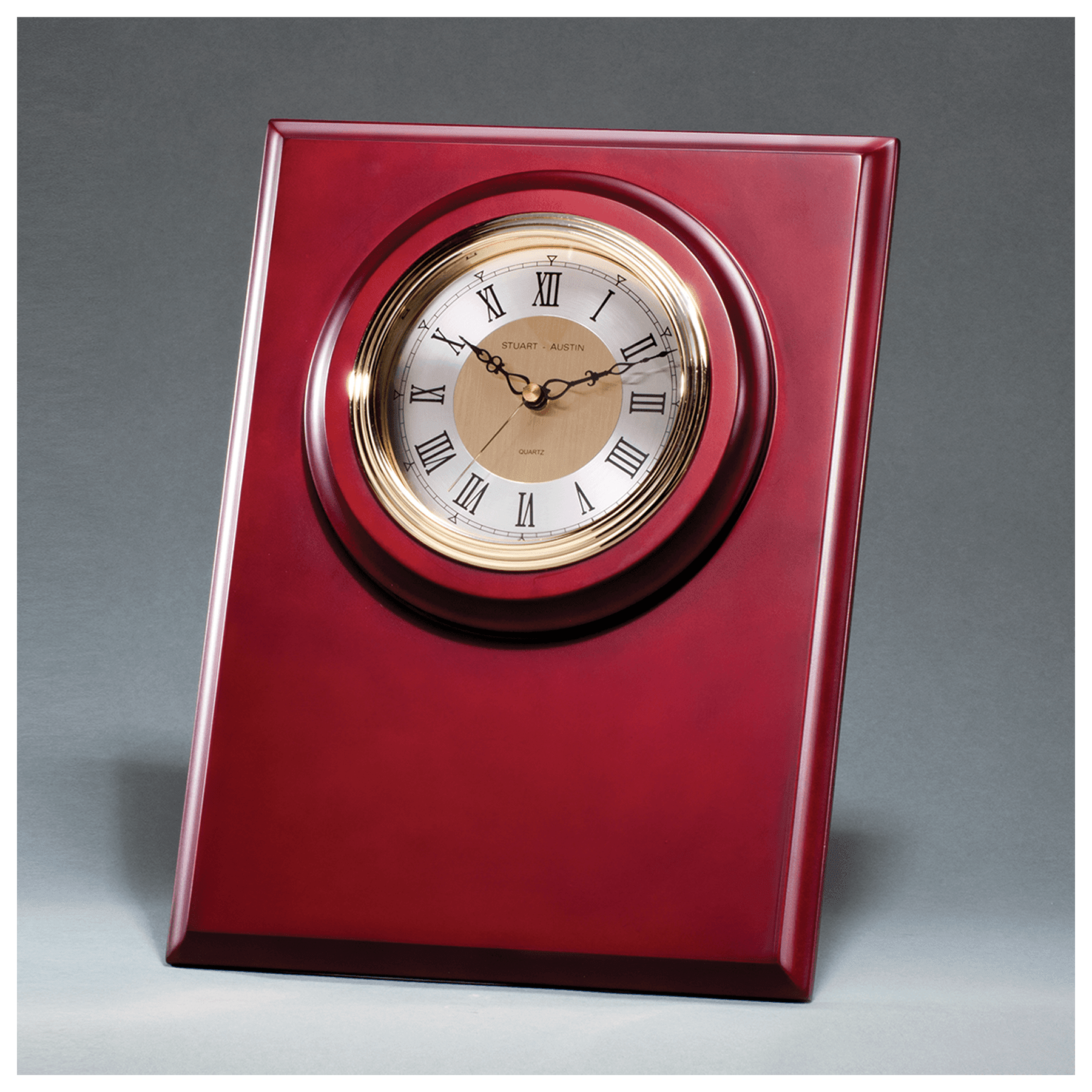 Cherry Finish Clock Plaque - PCL05