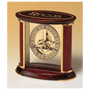 Skeleton Clock with Rosewood Piano Accents