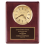 Rosewood Piano Finish Clock, Waterfall Bezel
