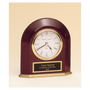 Rosewood Piano Finish Arched Table Clock