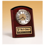 Rosewood Piano Finish Clock w/Diamond Spun Dial