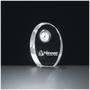 3.875" x 4.875" Crystal Clock