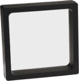 3.5" x 3.5" Illusion Black Presentation Box with Window
