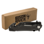 Bison River 4.5" Black Rescue Knife