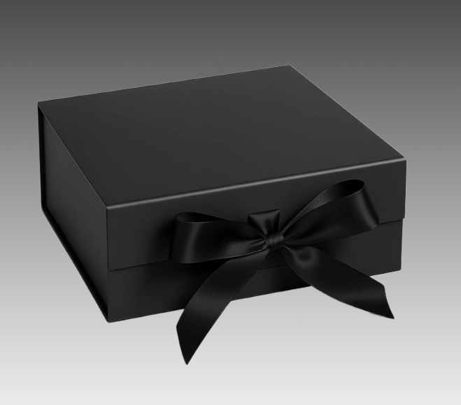 Matte Magnetic Gift Boxes with Ribbons - BXM03
