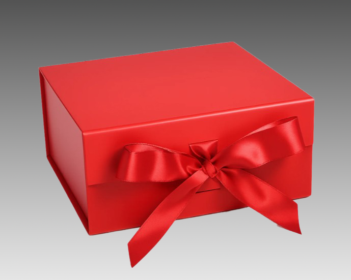 Matte Magnetic Gift Boxes with Ribbons - BXM03
