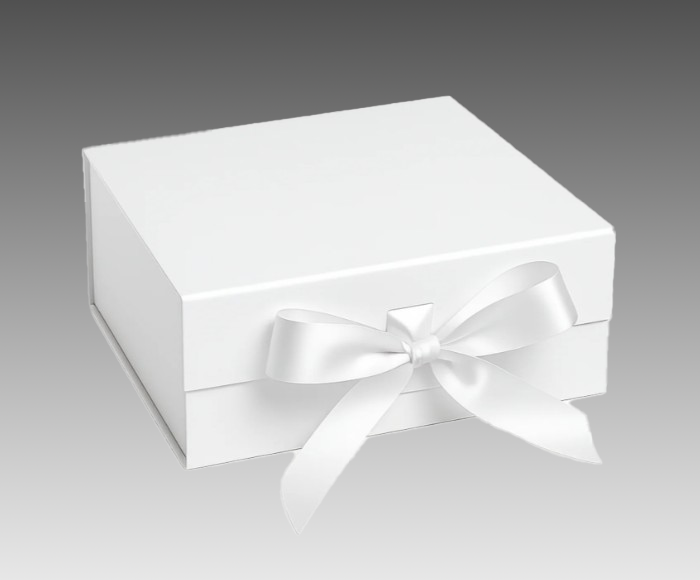 Matte Magnetic Gift Boxes with Ribbons - BXM03