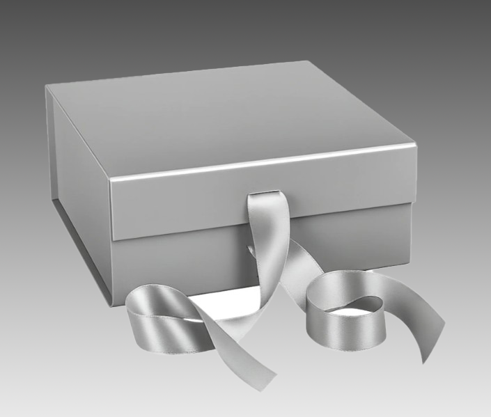 Matte Magnetic Gift Boxes with Ribbons - BXM03