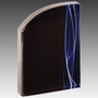 7" Wave Blue Vapor Acrylic