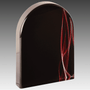 7" Arch Red Vapor Acrylic