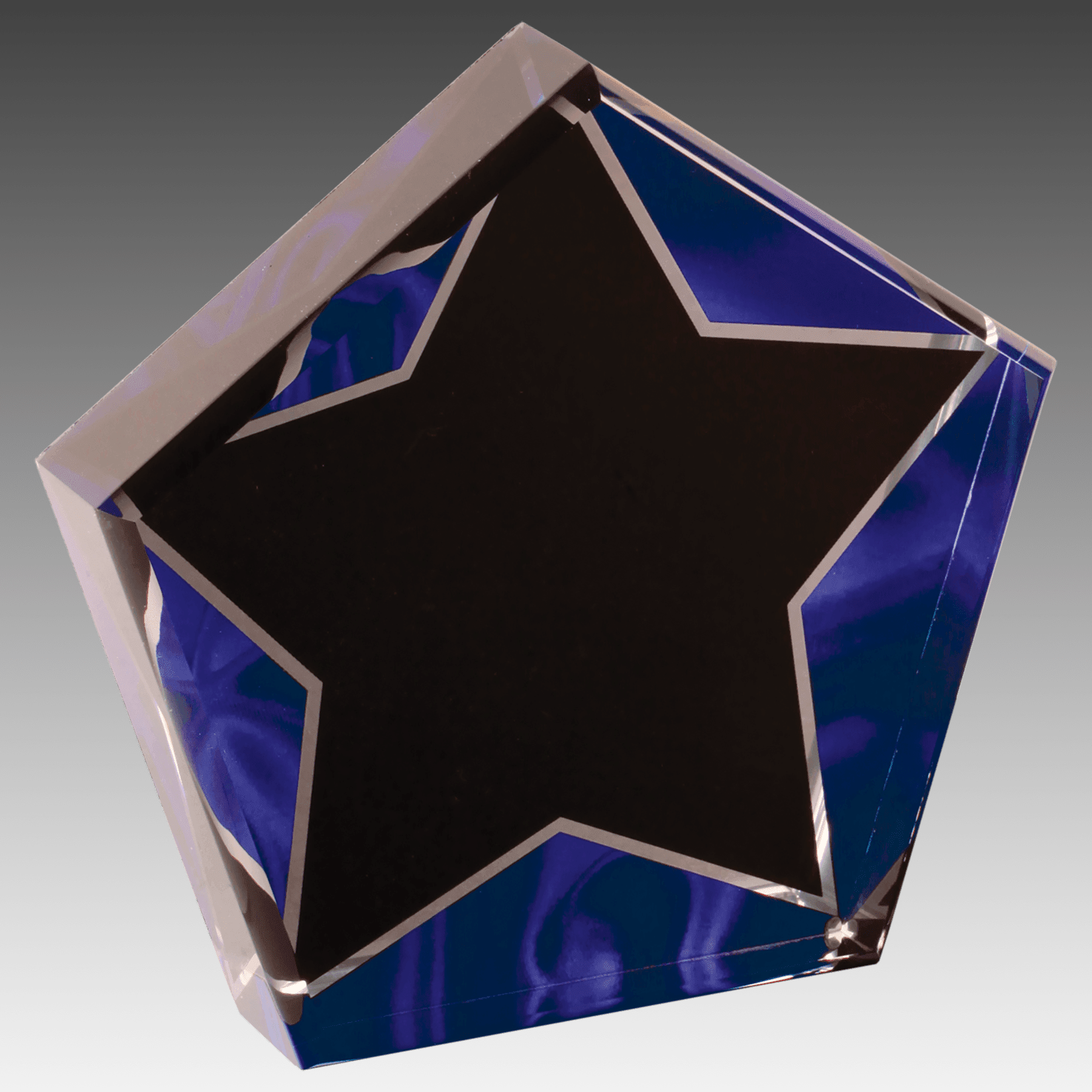 5" Star Blue Velvet Acrylic