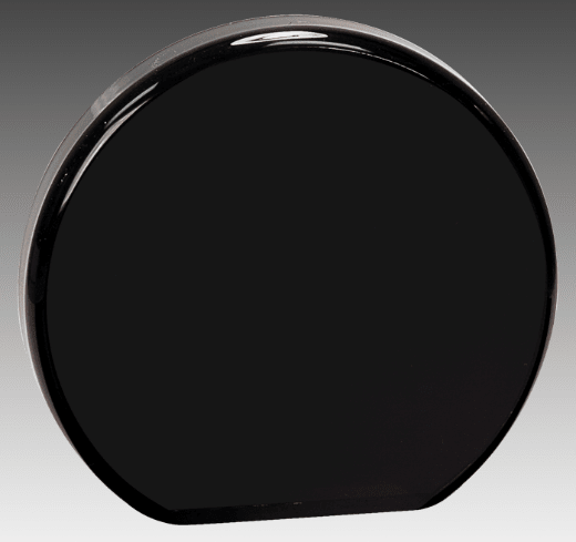 5.5" Black Acrylic Circle