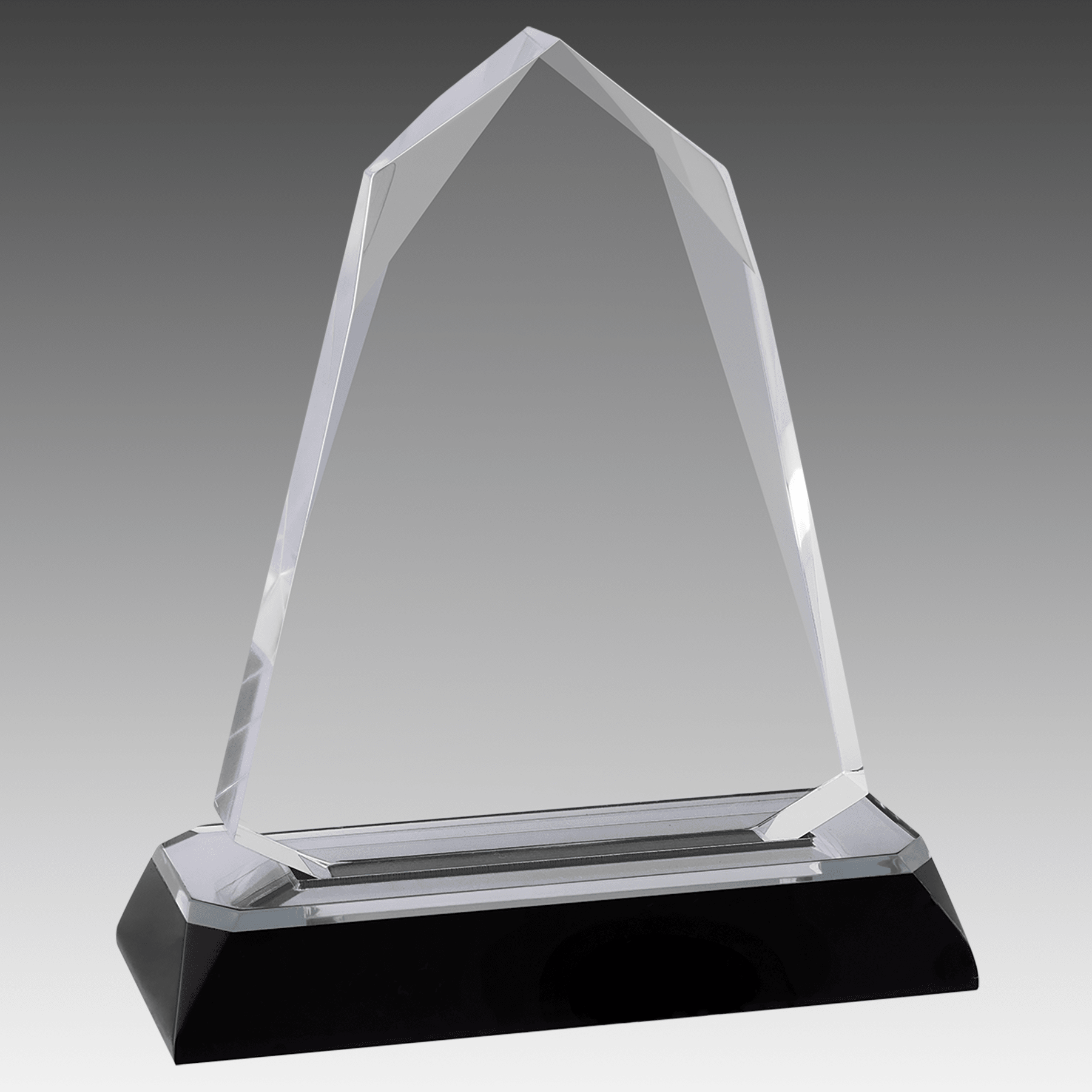 5.75" Silver Halo Diamond Corner Base Impress Acrylic