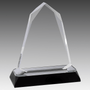 5.75" Silver Halo Diamond Corner Base Impress Acrylic