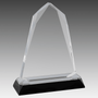 6.75" Silver Halo Diamond Corner Base Impress Acrylic