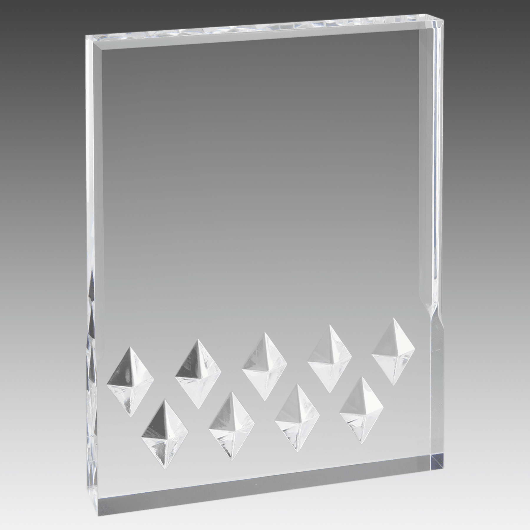 4" x 6" Silver Diamond Mirage Acrylic