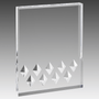 4" x 6" Silver Diamond Mirage Acrylic