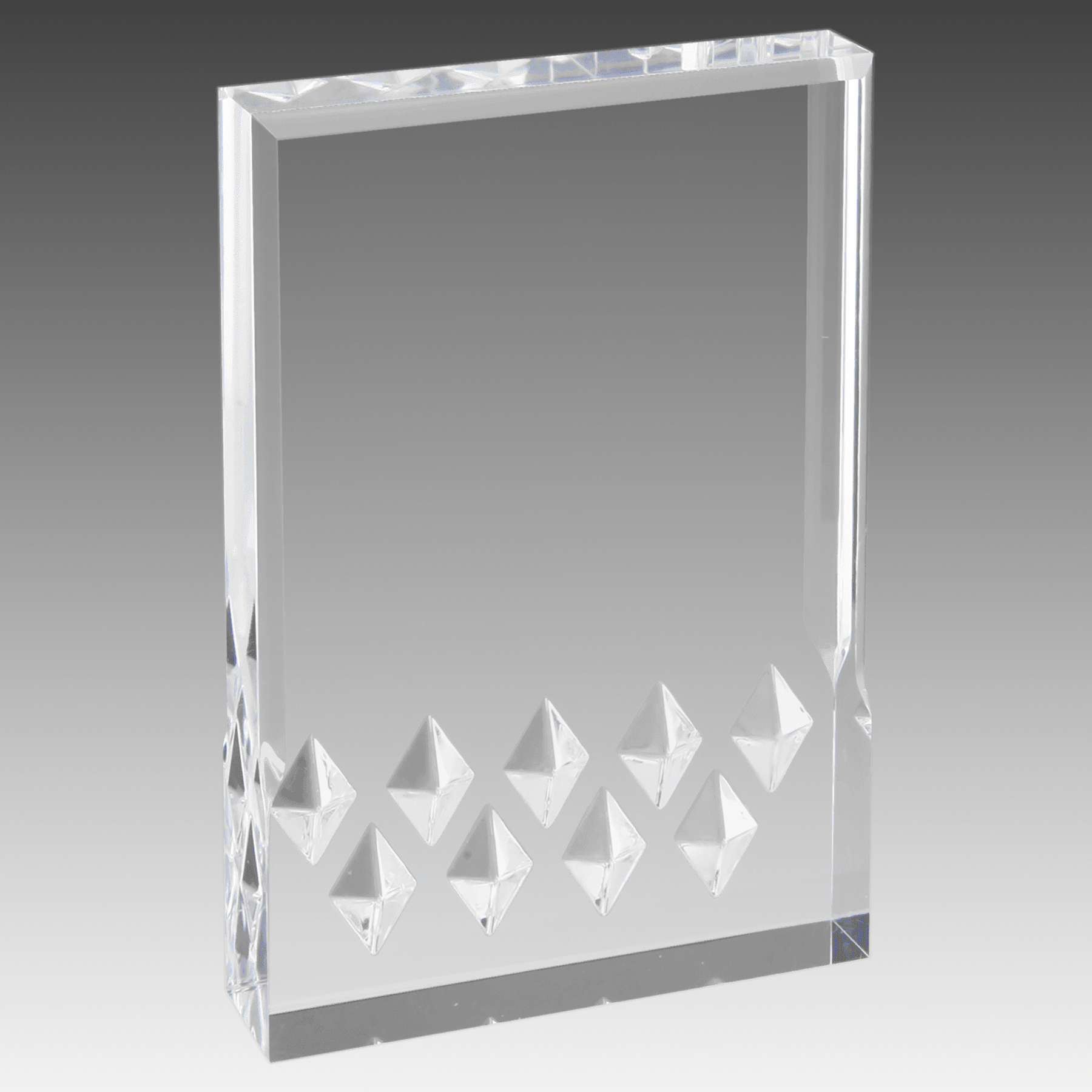 6" x 8" Silver Diamond Mirage Acrylic