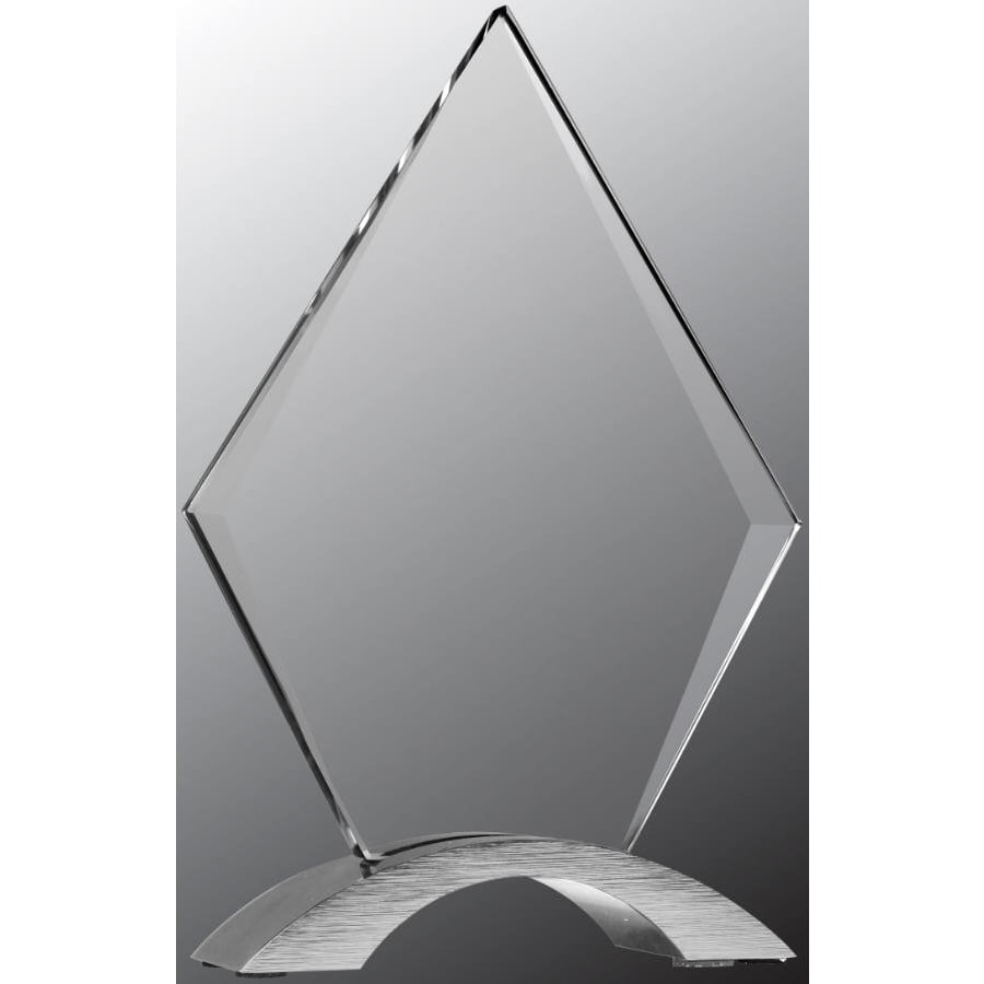 7.25" Diamond Cosmic Acrylic with Silver Base