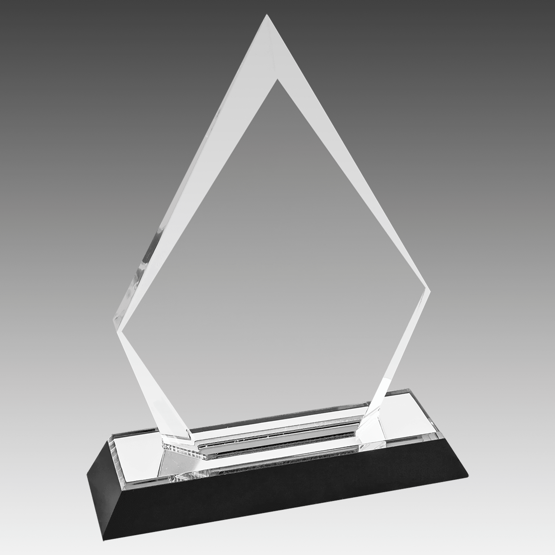 7" Silver Arrow Point Impress Acrylic