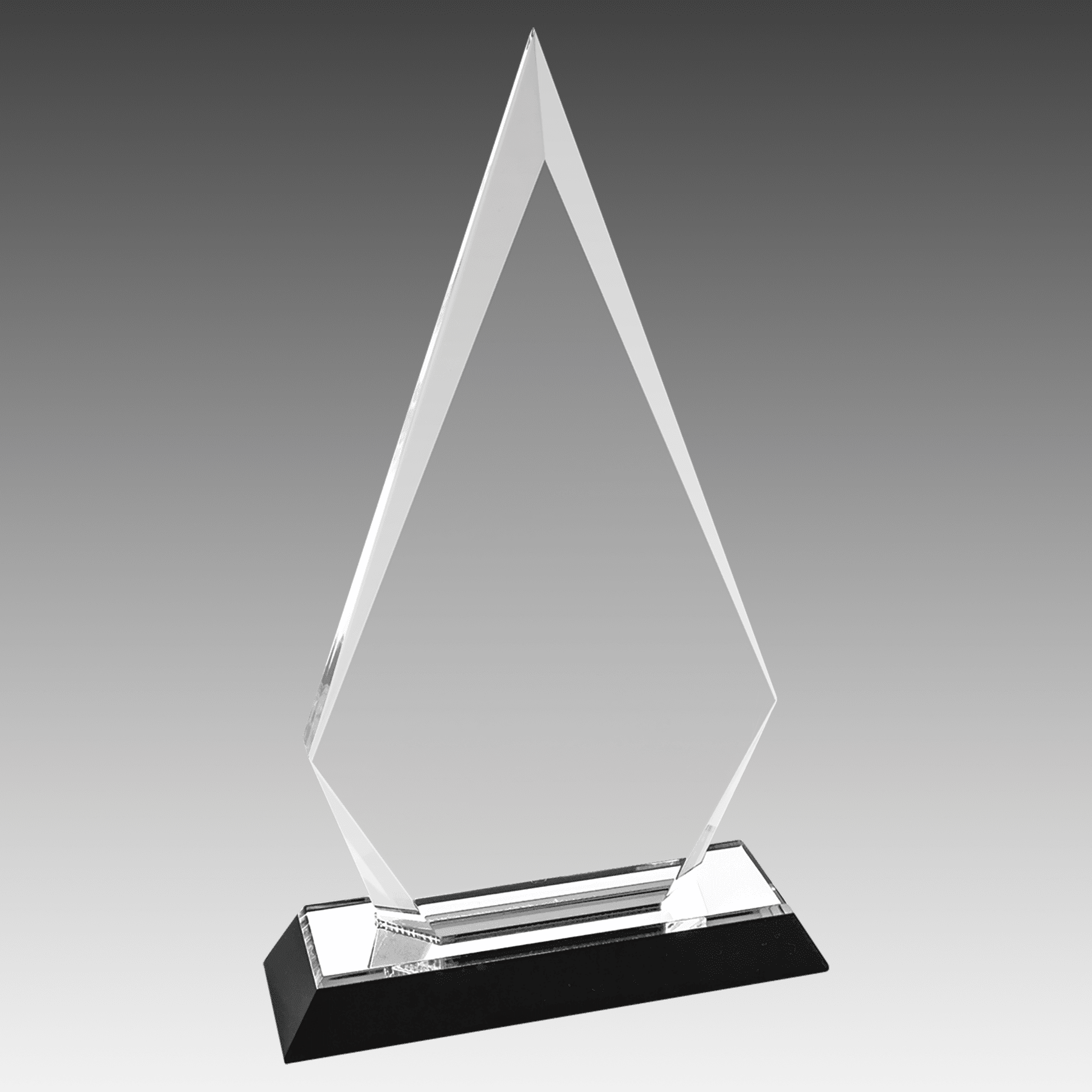 9" Silver Arrow Point Impress Acrylic