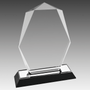 7" Silver Octagon Point Impress Acrylic