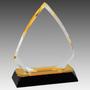 5.75" Gold Arrow Diamond Corner Base Impress Acrylic