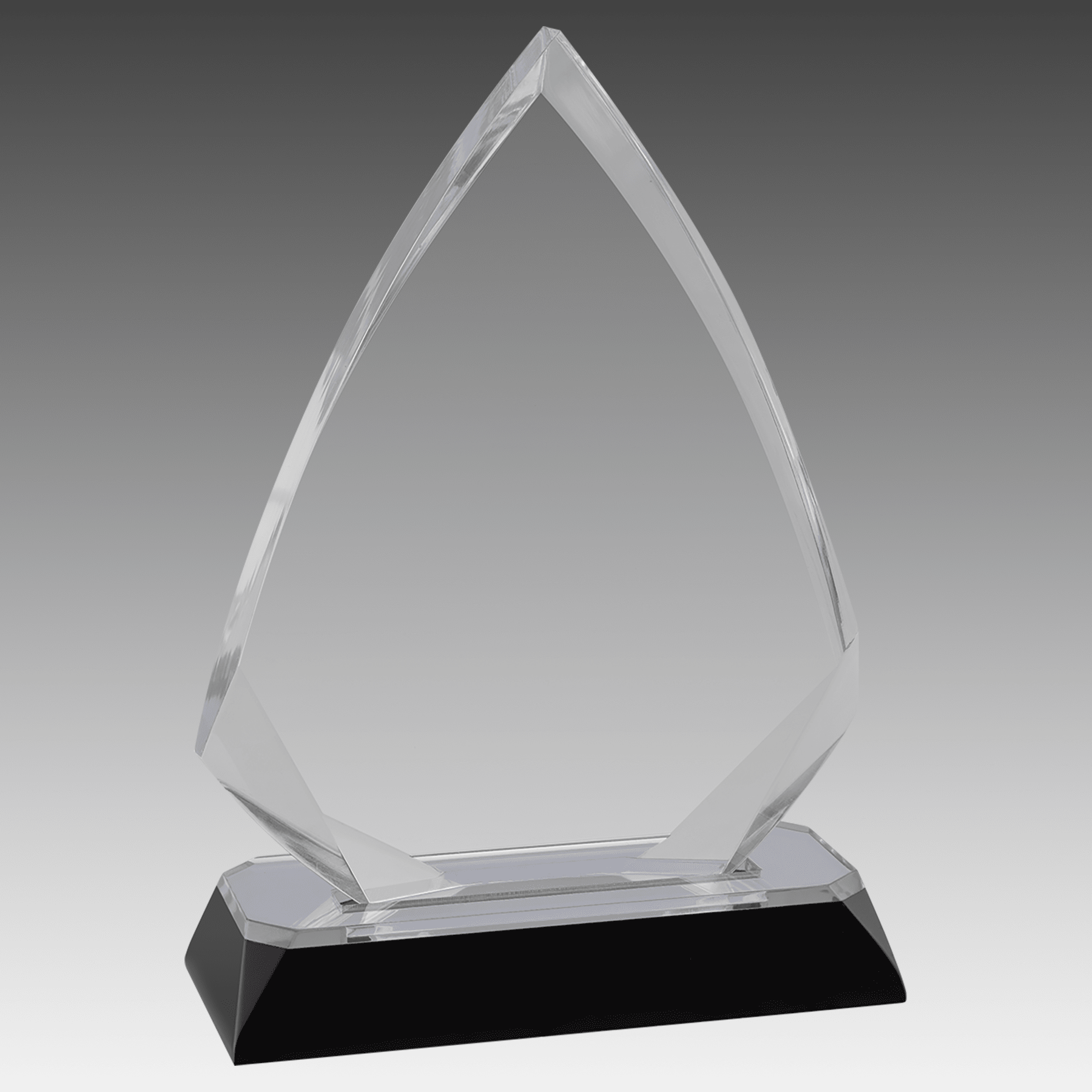 6.75" Silver Arrow Diamond Corner Base Impress Acrylic