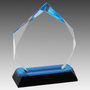 5.75" Blue Diamond-Diamond Corner Base Impress Acrylic