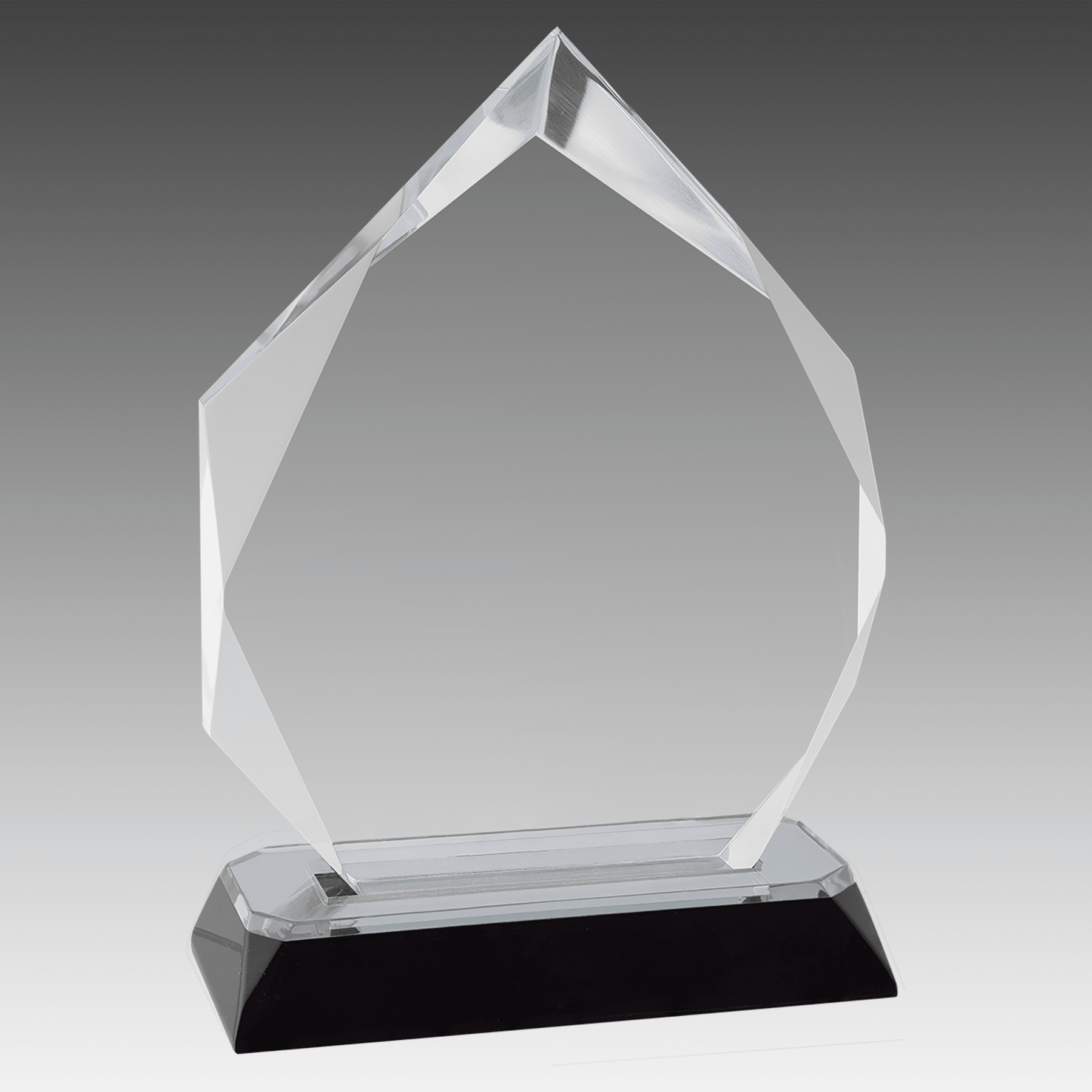 6.75" Silver Diamond-Diamond Corner Base Impress Acrylic