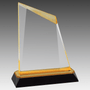 6.75" Gold Peak Diamond Corner Base Impress Acrylic