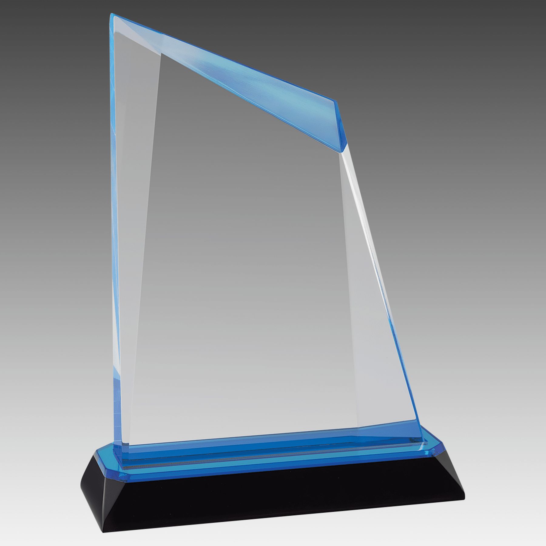 7.75" Blue Peak Diamond Corner Base Impress Acrylic