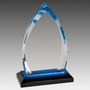 7.75" Blue Oval Impress Acrylic