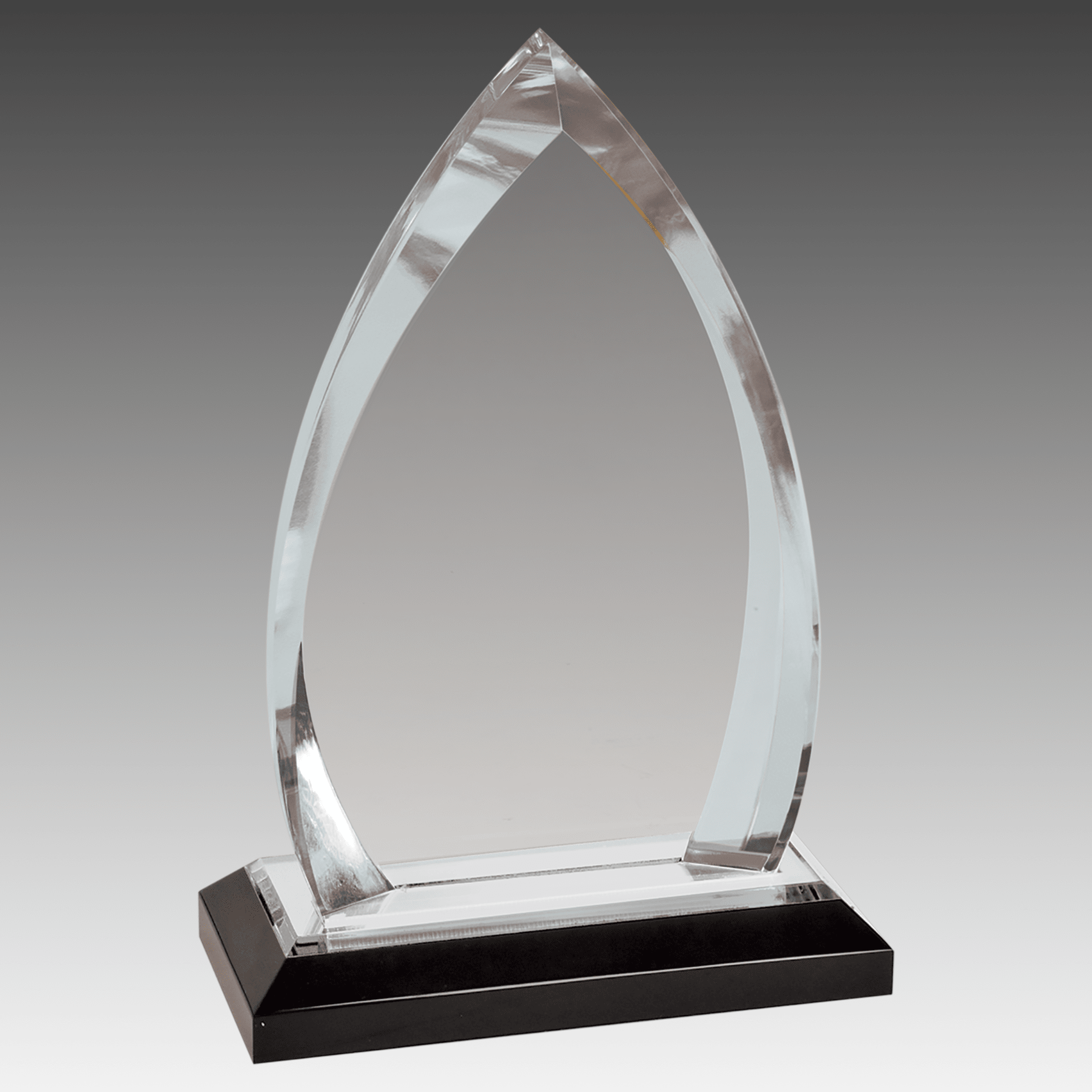 7.75" Silver Oval Impress Acrylic