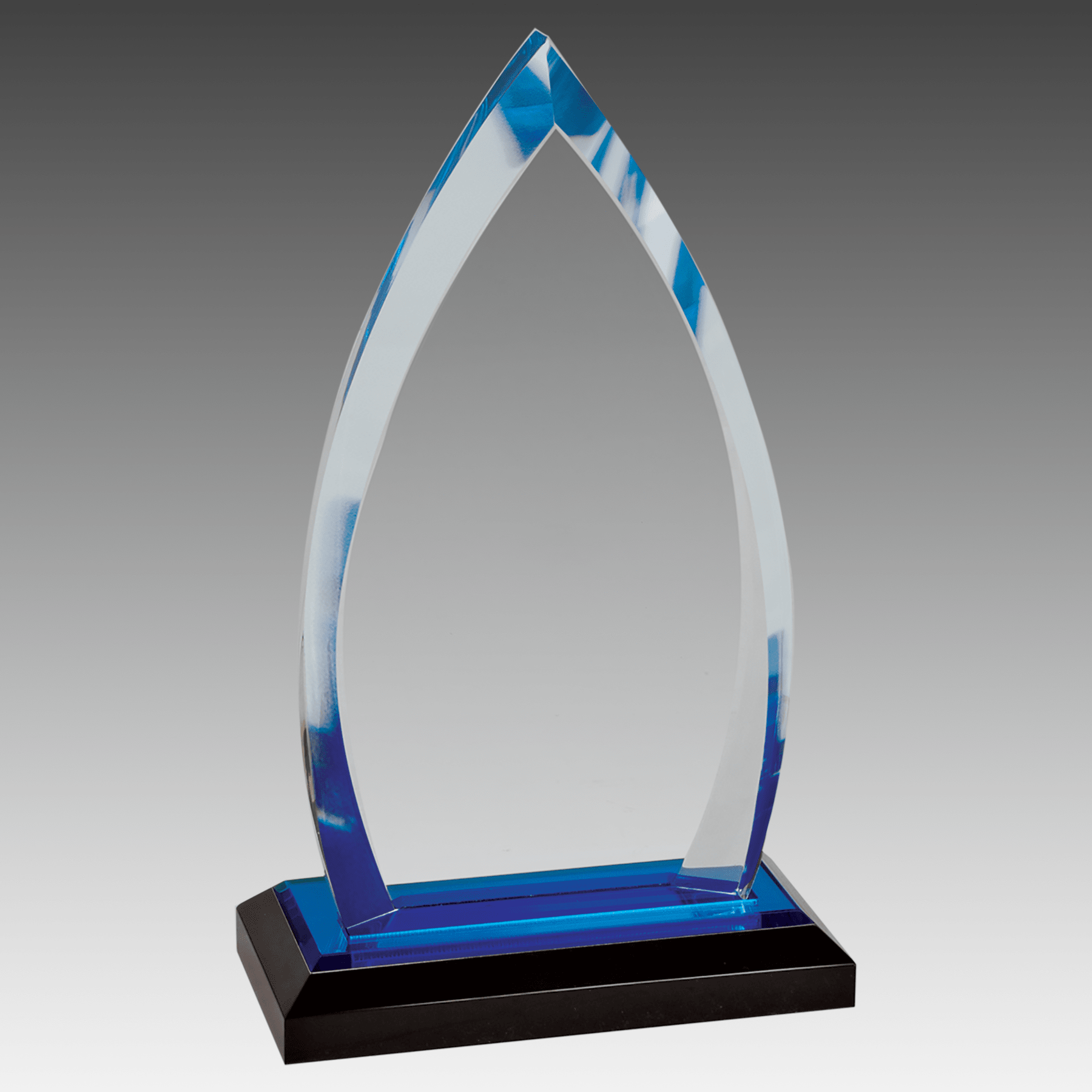 8.75" Blue Oval Impress Acrylic