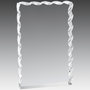 4" x 6" Silver Wave Edge Acrylic