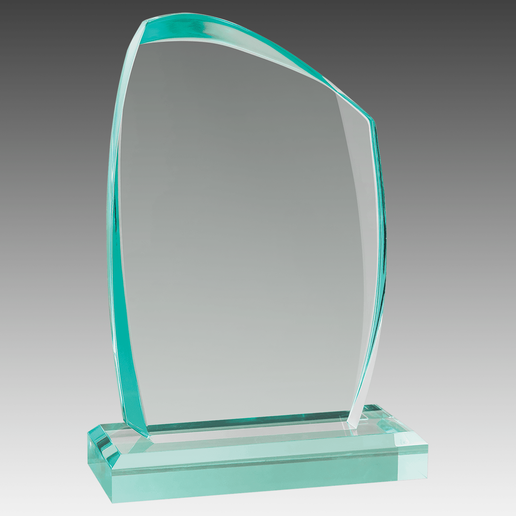 4.25" x 7.25" Tidal Series Jade Acrylic Award