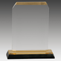 3.5" x 5.5" Gold Clipped Corner Impress Acrylic
