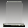 3.5" x 5.5" Silver Clipped Corner Impress Acrylic