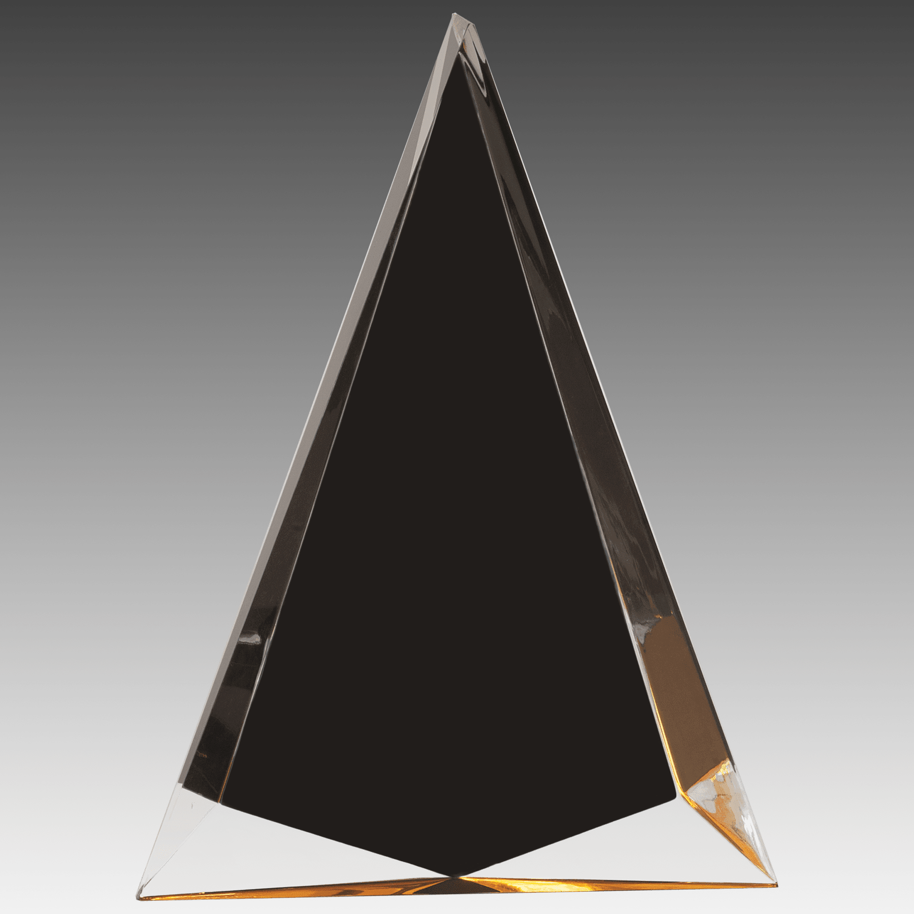6.75" x 9" Black/Gold Pinnacle Acrylic