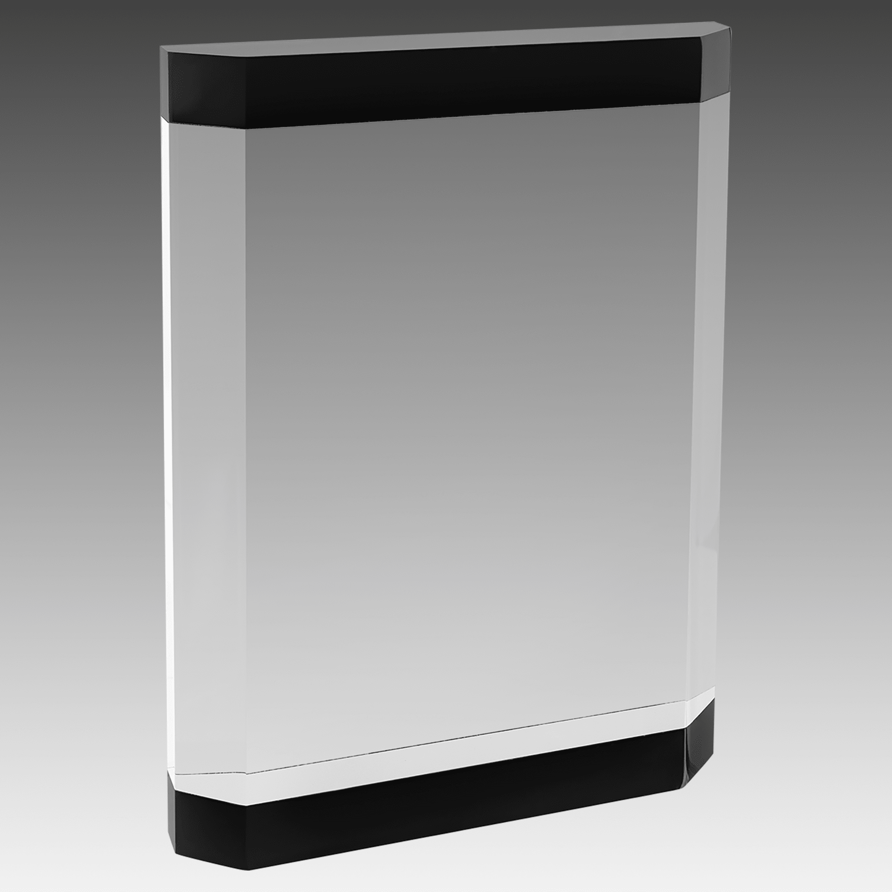 6" x 8" Black Showcase Acrylic