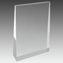 4" x 6" Silver Acrylic Wedge