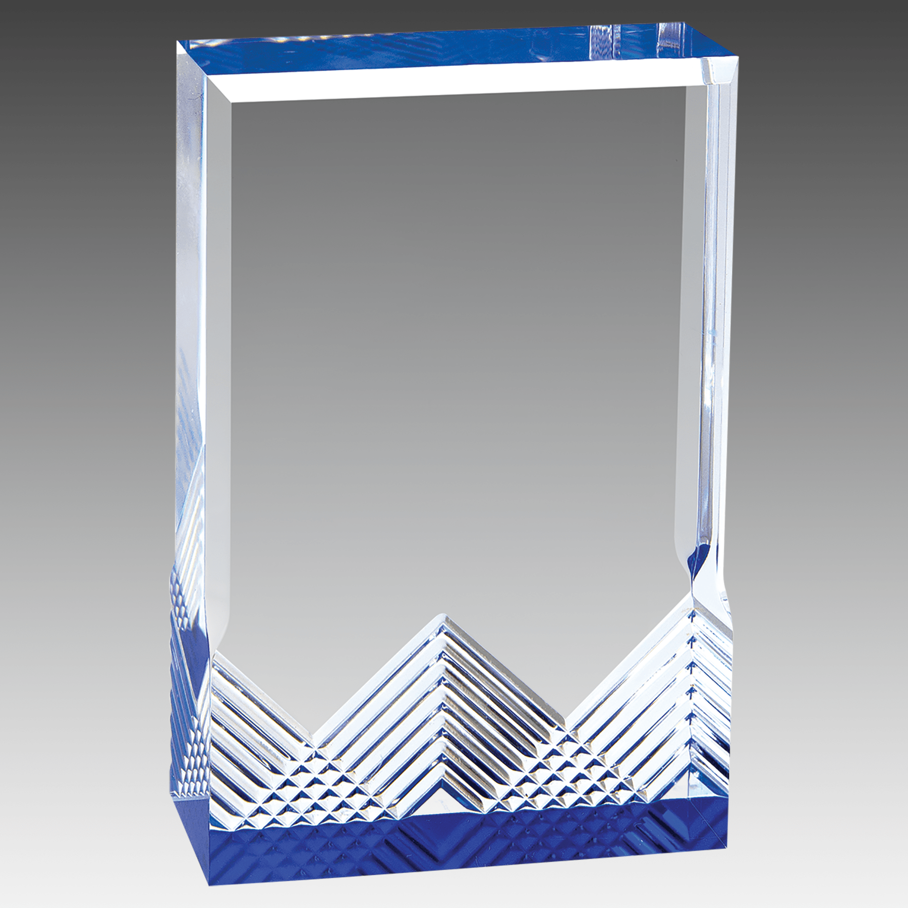 3.5" x 5" Blue Apex Mirage Acrylic