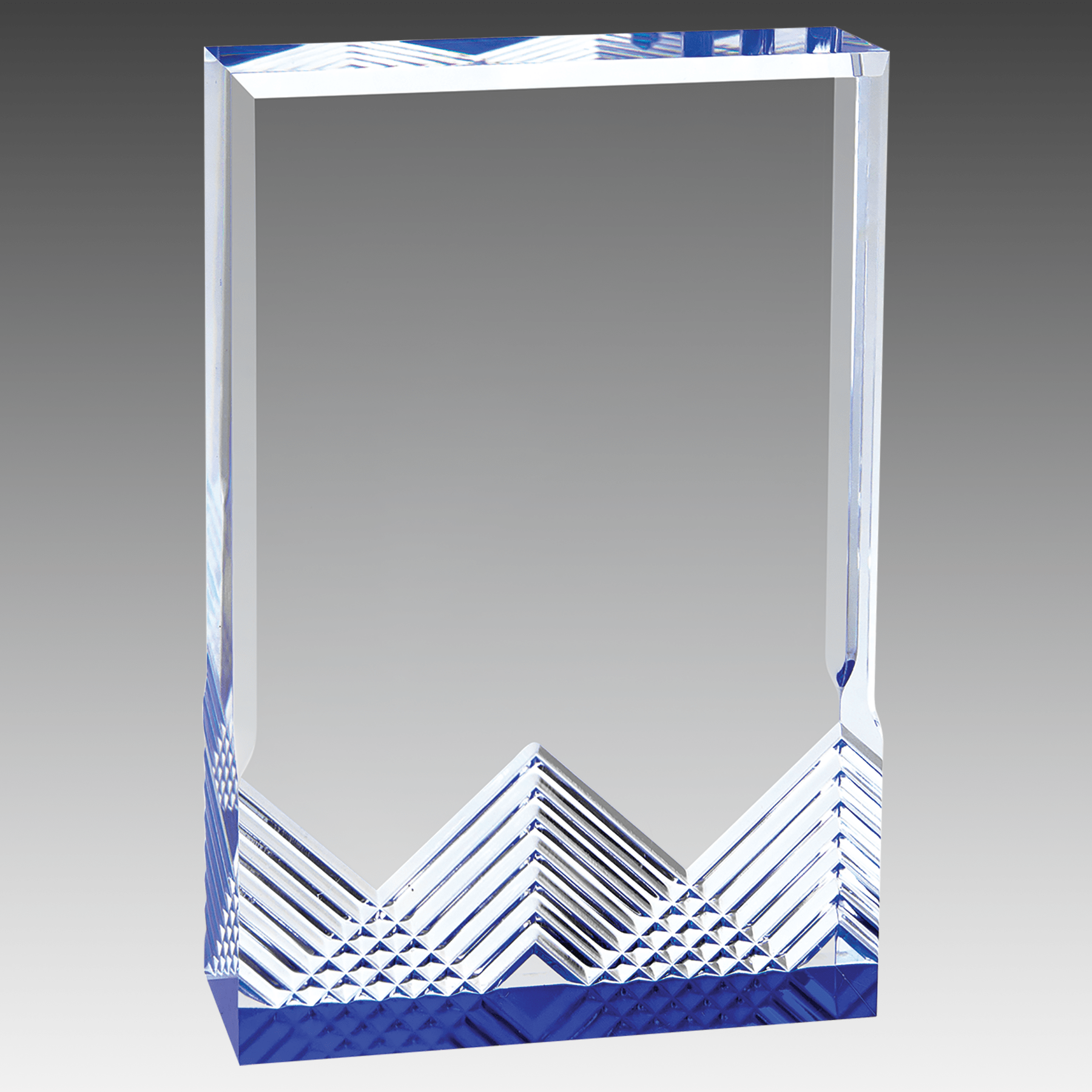 4.25" x 6" Blue Apex Mirage Acrylic