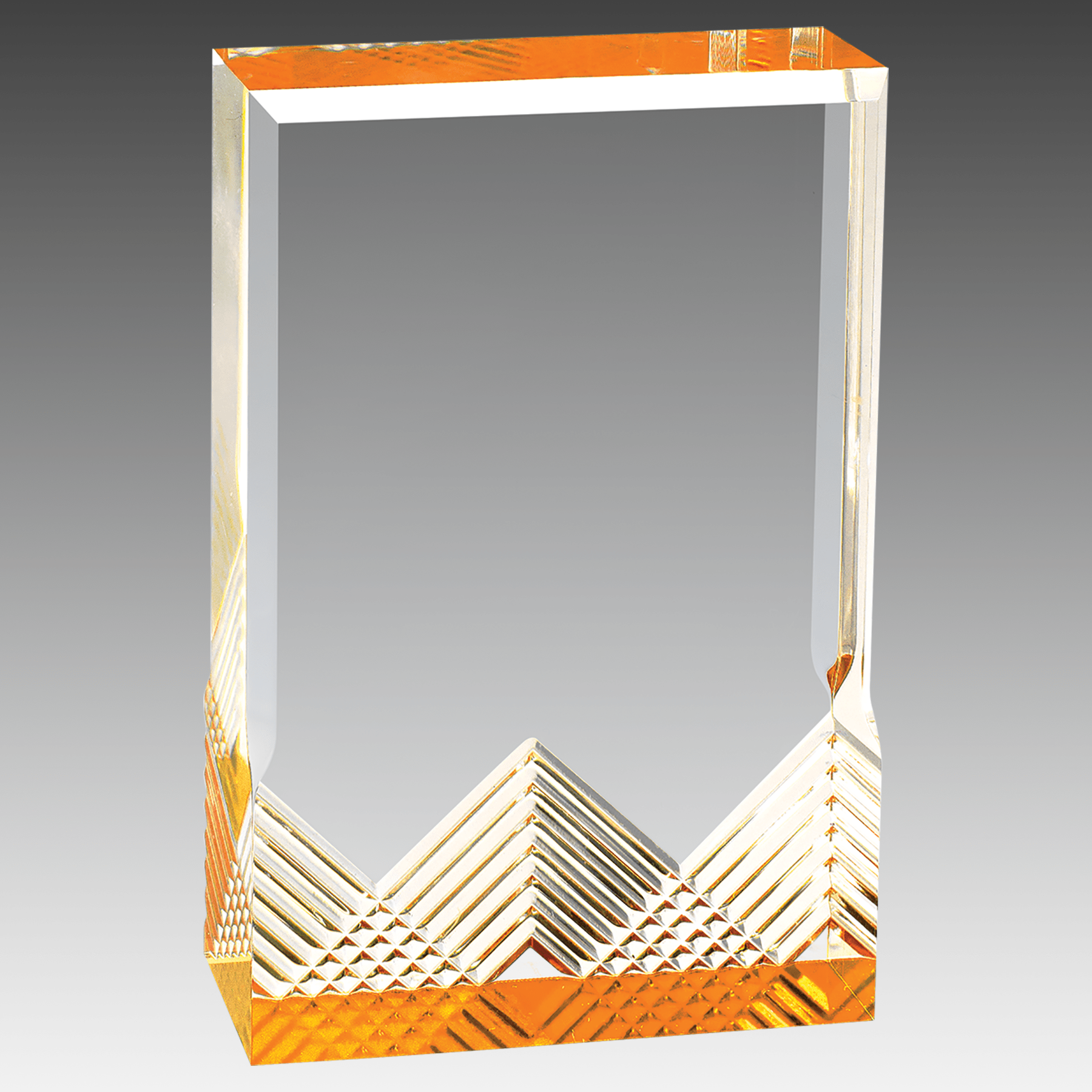 3.5" x 5" Gold Apex Mirage Acrylic