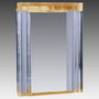4.75" x 6.1" Gold Channel Acrylic