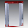 4.75" x 6.1" Red Channel Acrylic