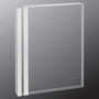 4" x 6" Rectangle Acrylic with Silver Edge