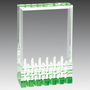 3.5" x 5" Green Mirage Acrylic